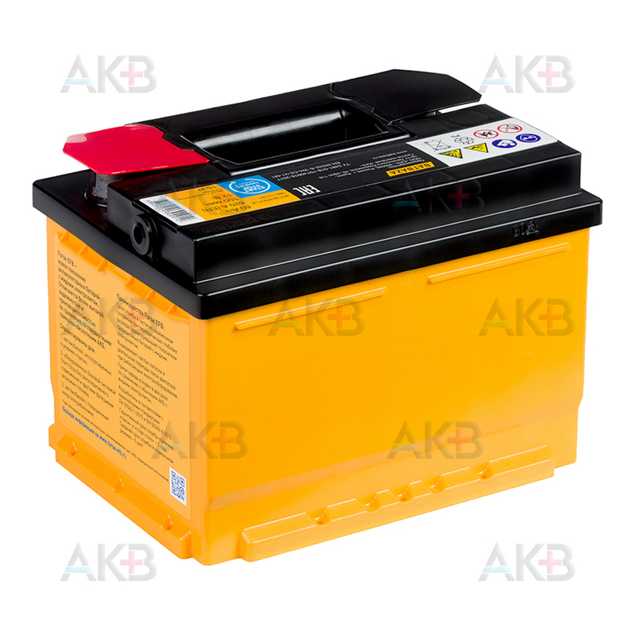 Автомобильный аккумулятор Forse EFB 60R низкий 620A (242x175x175) Start-Stop