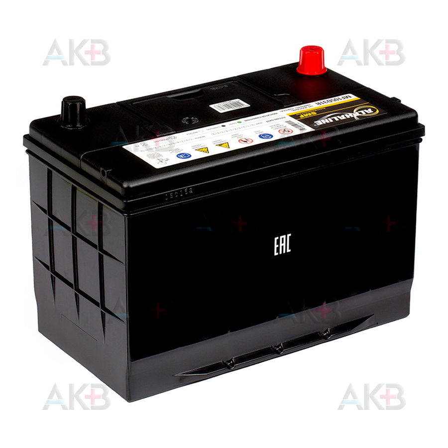 Автомобильный аккумулятор Alphaline Standard 105D31R 90L 750A 302x172x220
