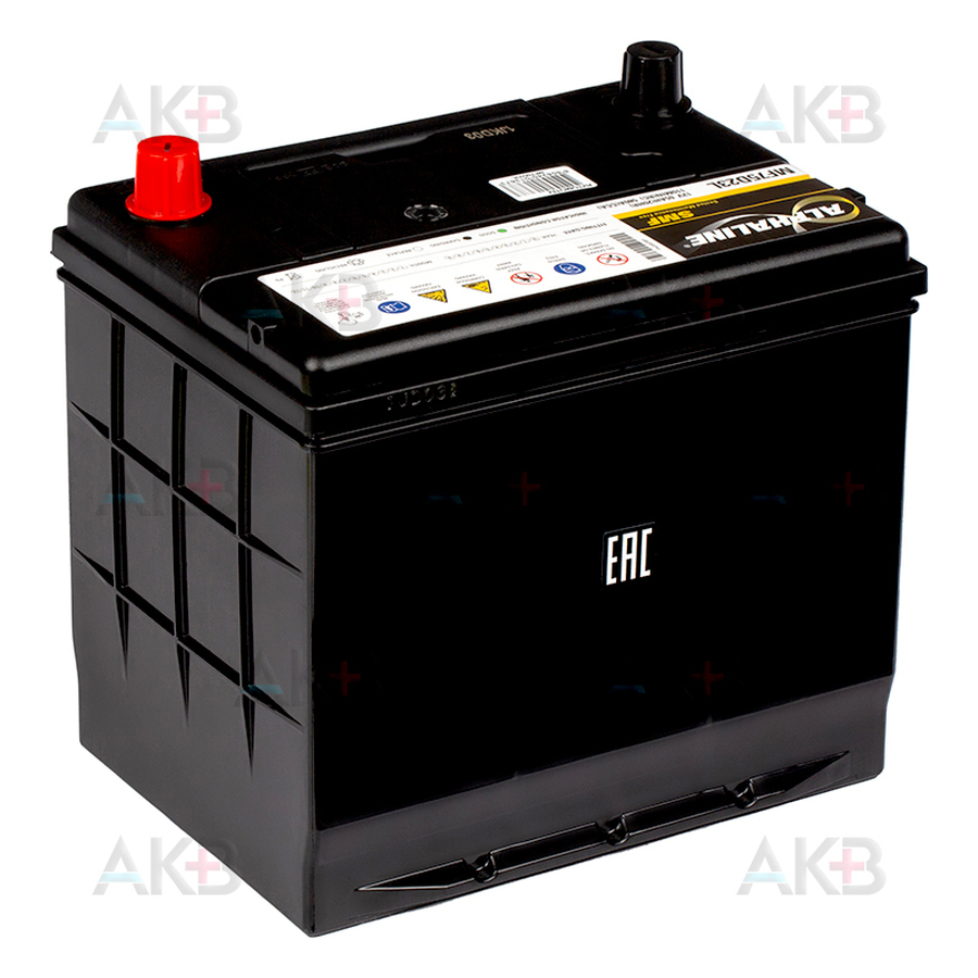 Автомобильный аккумулятор Alphaline Standard 75D23L 65R 580A 232x172x220