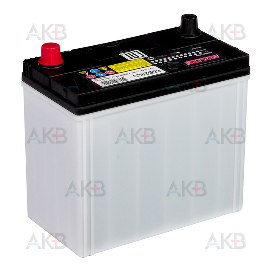 Автомобильный аккумулятор Solite 65B24LS (50R 470A 236x128x220)