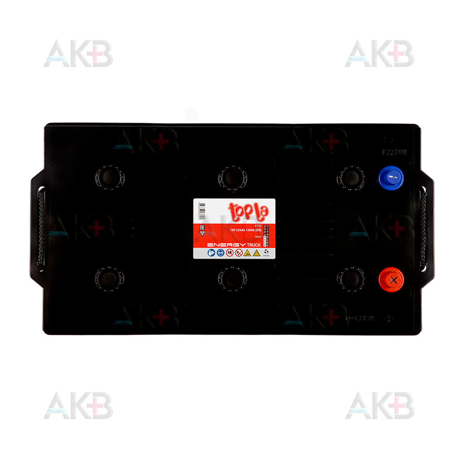 Автомобильный аккумулятор Topla Energy Truck 225 евро 1300A (517x273x240) 957912 72527