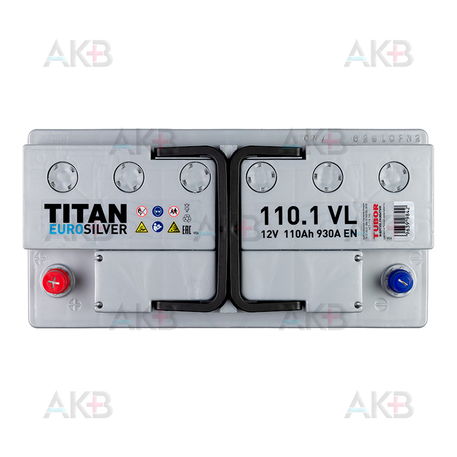 Автомобильный аккумулятор Titan Euro Silver 110L 930A 353x175x190