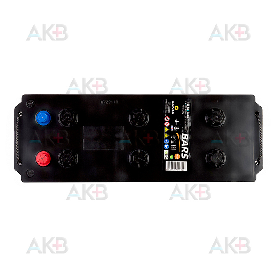 Автомобильный аккумулятор BARS Truck 6СТ140 п.п. 140 Ач 920A (513x189x217)