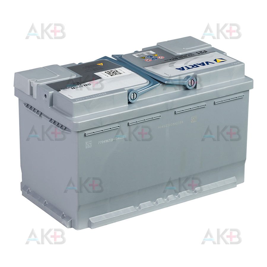 Автомобильный аккумулятор Varta Silver Dynamic AGM A6 (F21) 80R (Start-Stop) 800A 315x175x190