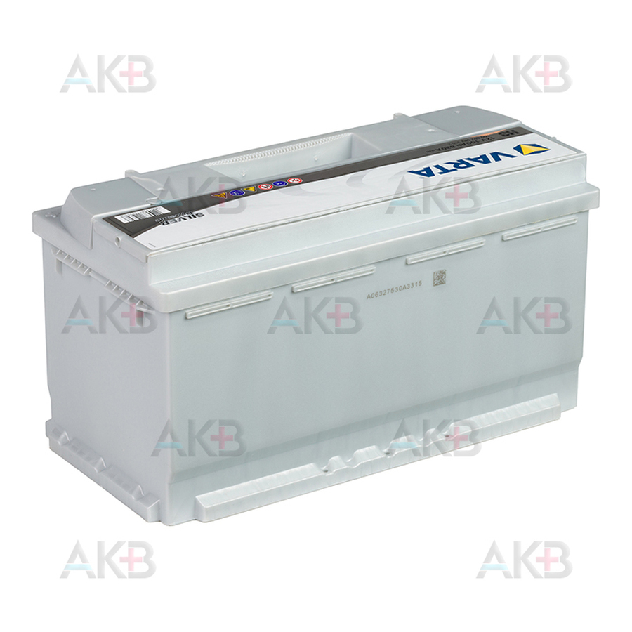 Автомобильный аккумулятор Varta Silver Dynamic H3 100R 830A 353x175x190
