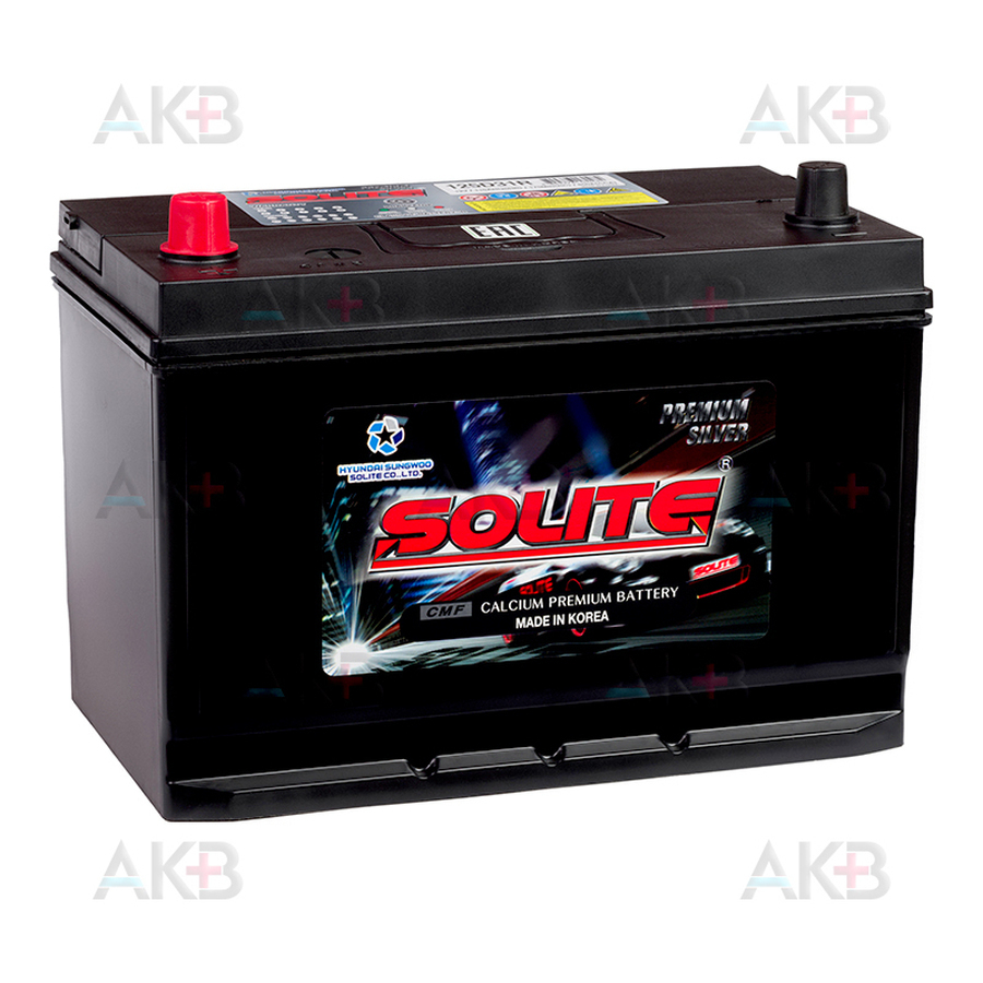 Автомобильный аккумулятор Solite Silver 125D31R с бортиком (110L 850А  301x175x220)