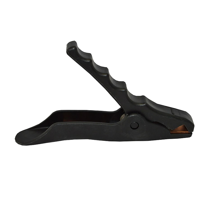 Зажим крокодил Автоэлектрика Т-21 (медь 600 А) черный