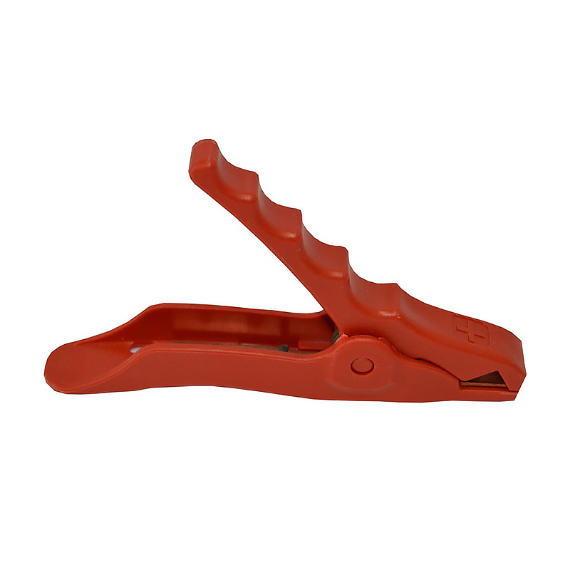 Зажим крокодил Автоэлектрика Т-21 (медь 600 А) красный