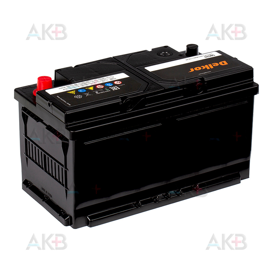 Автомобильный аккумулятор Delkor 58039 (80R 730A 315x175x175)