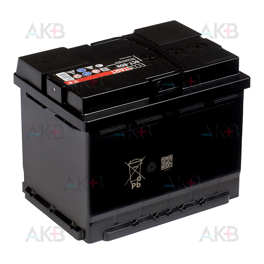 Автомобильный аккумулятор Ecostart 60R (480А 242x175x190)