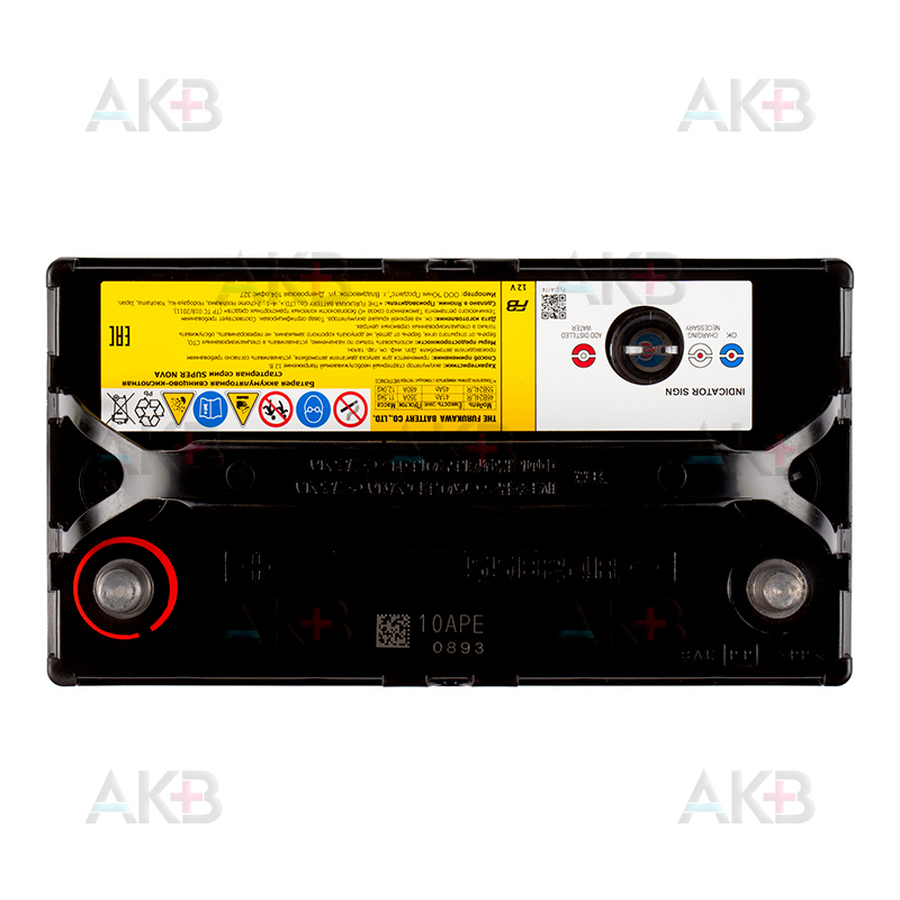 Автомобильный аккумулятор FB Super Nova 55B24R (45L 480A 238x129x225)