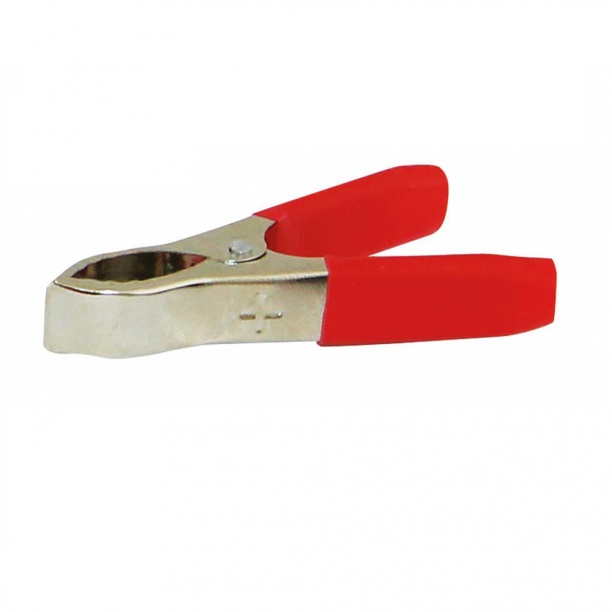 Зажим крокодил Вымпел (красный), 50 А, 75 мм, арт. 5144