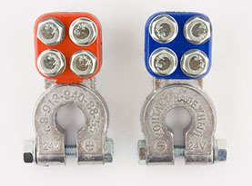 Клеммы аккумулятора Контакт клемма грузовая большая 25008