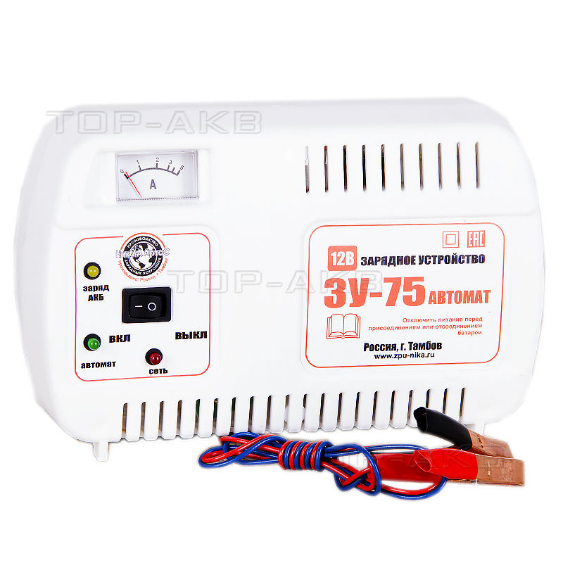 Зарядное устройство Ника АнтаС ЗУ 75 Автомат (трансформаторное)