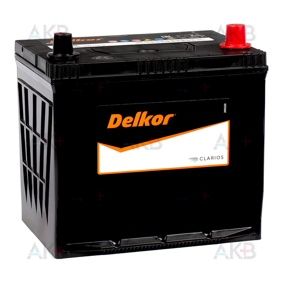 Автомобильный аккумулятор Delkor 80D23L (68R 600A 232x173x225)