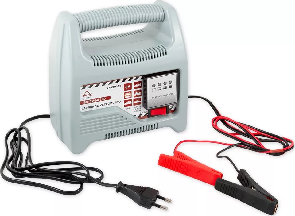 Зарядное устройство ARNEZI 12В 6А 20-90 Ач 220В R7990102