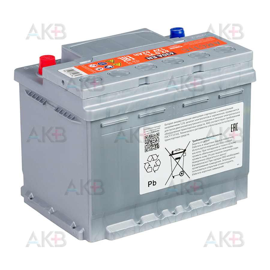 Автомобильный аккумулятор Titan Arctic 62R 630A 242x175x190