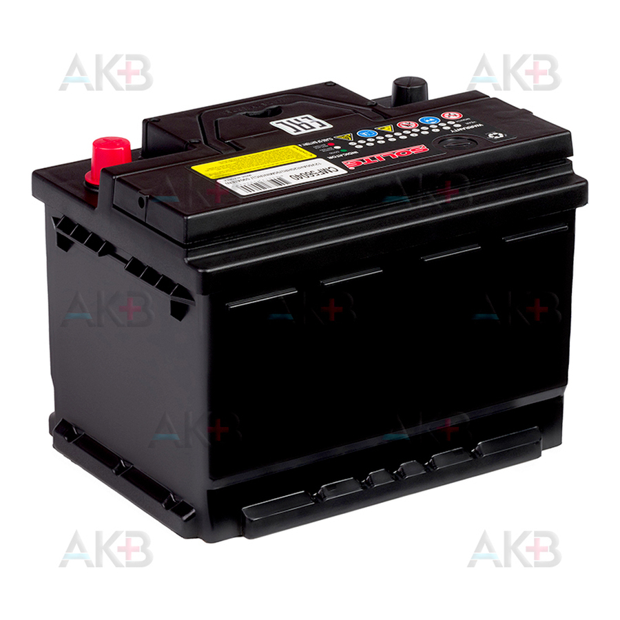 Автомобильный аккумулятор SOLITE 56040 (60R 590А 242x175x175)