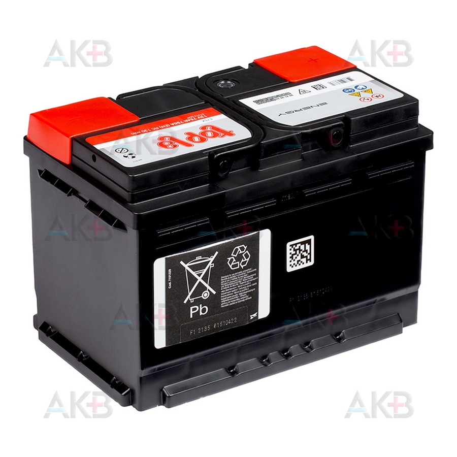Автомобильный аккумулятор Topla Energy 75L (700A 278x175x190) 108375 57413