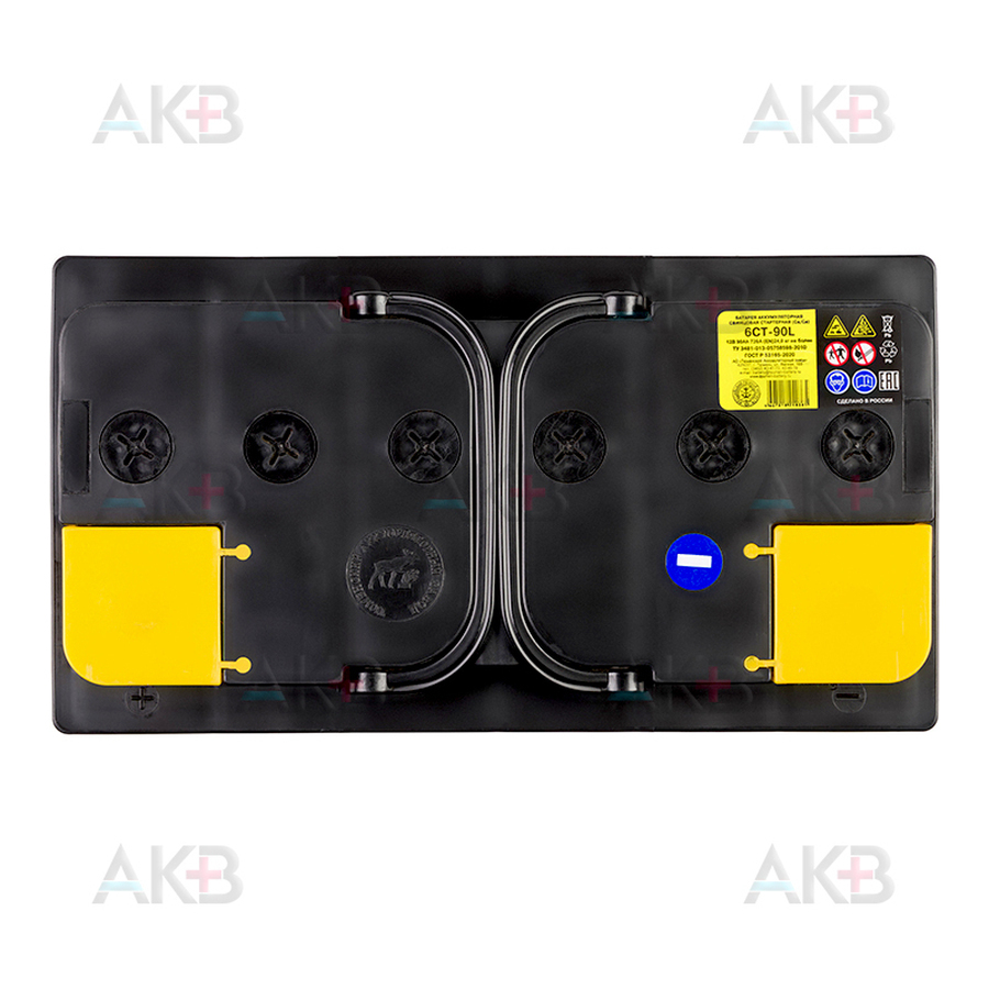 Автомобильный аккумулятор Tyumen Battery Standard 90 Ач прям. пол. 680A (345x175x213)