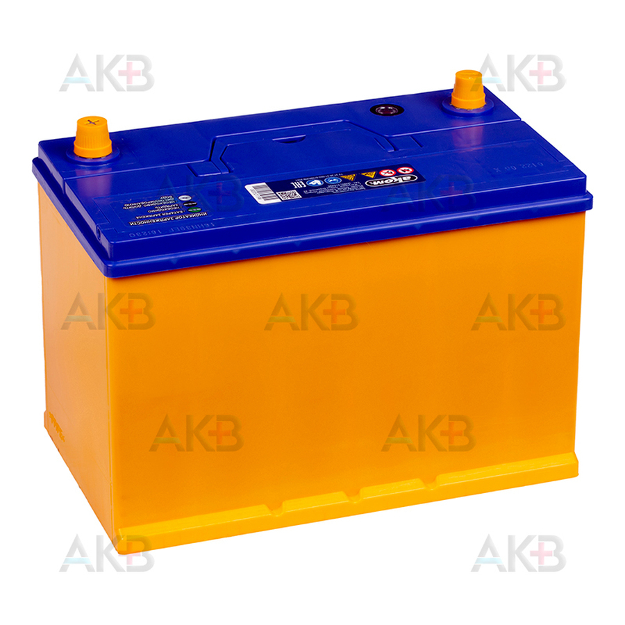 Автомобильный аккумулятор Аком Asia+EFB 90E 12V 90Ач 850A обр. пол. (306х173х225)