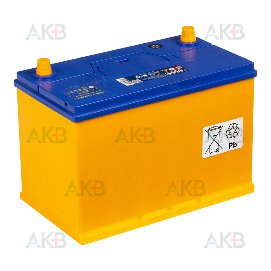 Автомобильный аккумулятор Аком Asia+EFB 90 12V 90Ач 850A прям пол. (306х173х225)