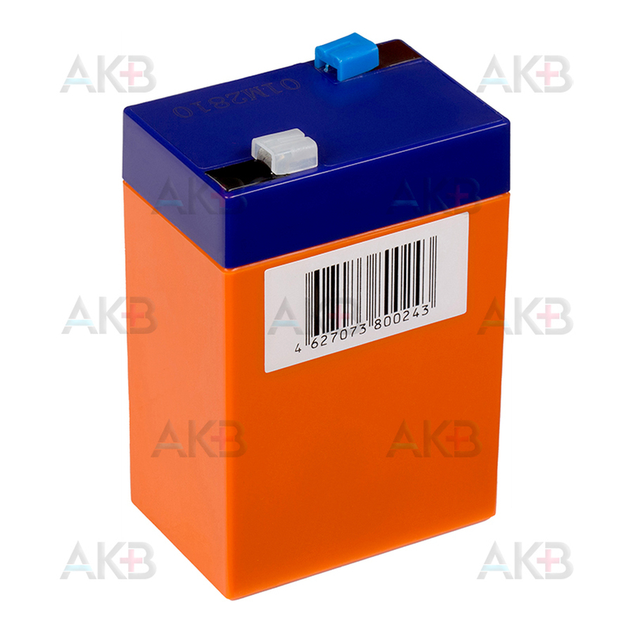 Аккумуляторная батарея Delta HR 6-4.5, 6V 4.5Ah (70x48x102)