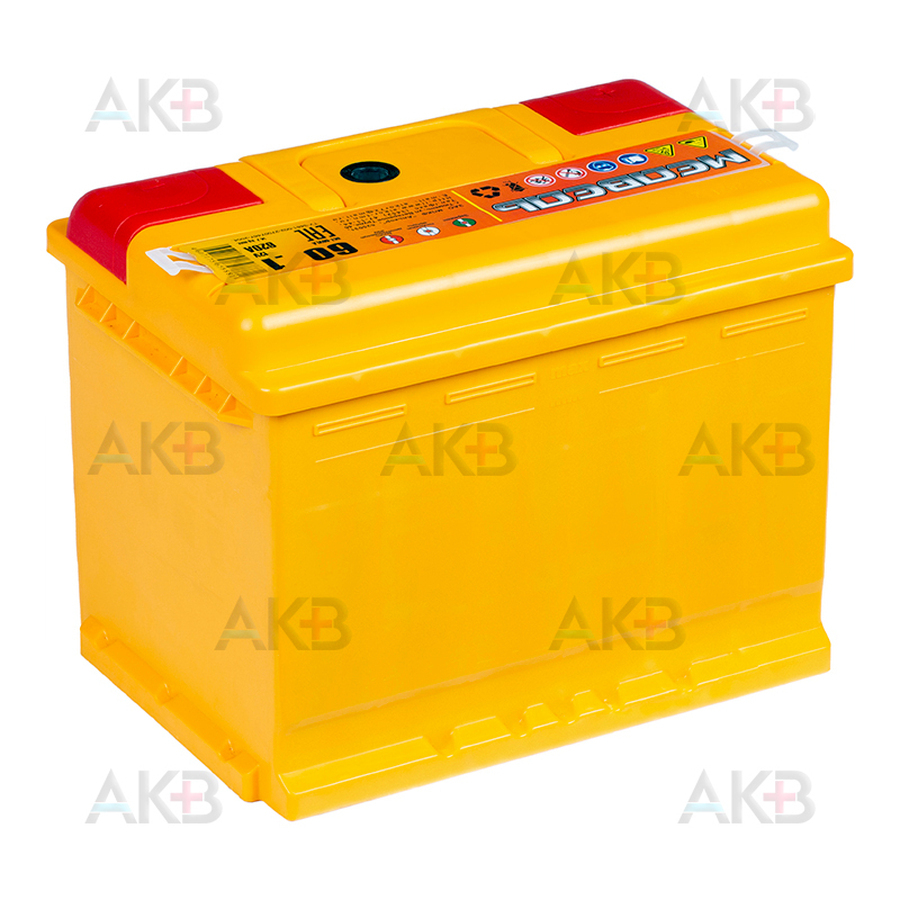 Автомобильный аккумулятор Медведь 60 Ач 620A п.п. (242x175x190) ca/ca silver