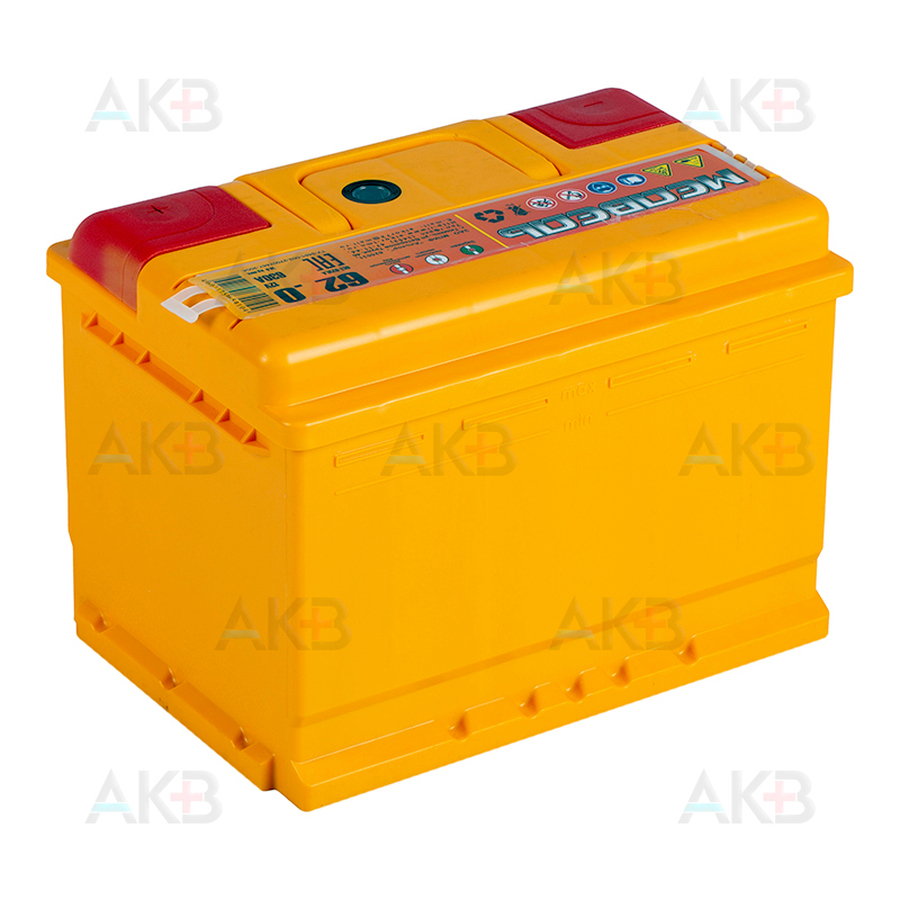 Автомобильный аккумулятор Медведь 62 Ач 640A о.п. (242x175x190) ca/ca silver