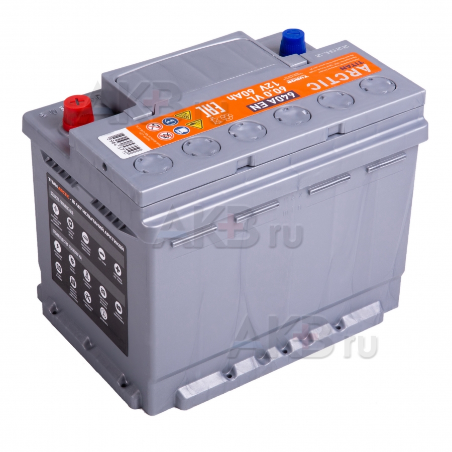 Автомобильный аккумулятор Titan Arctic 60R 620A 242x175x190