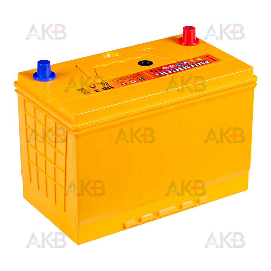 Автомобильный аккумулятор Медведь 135D31R 110 Ач 870А п.п. (306x173x225) ca/ca Silver Asia