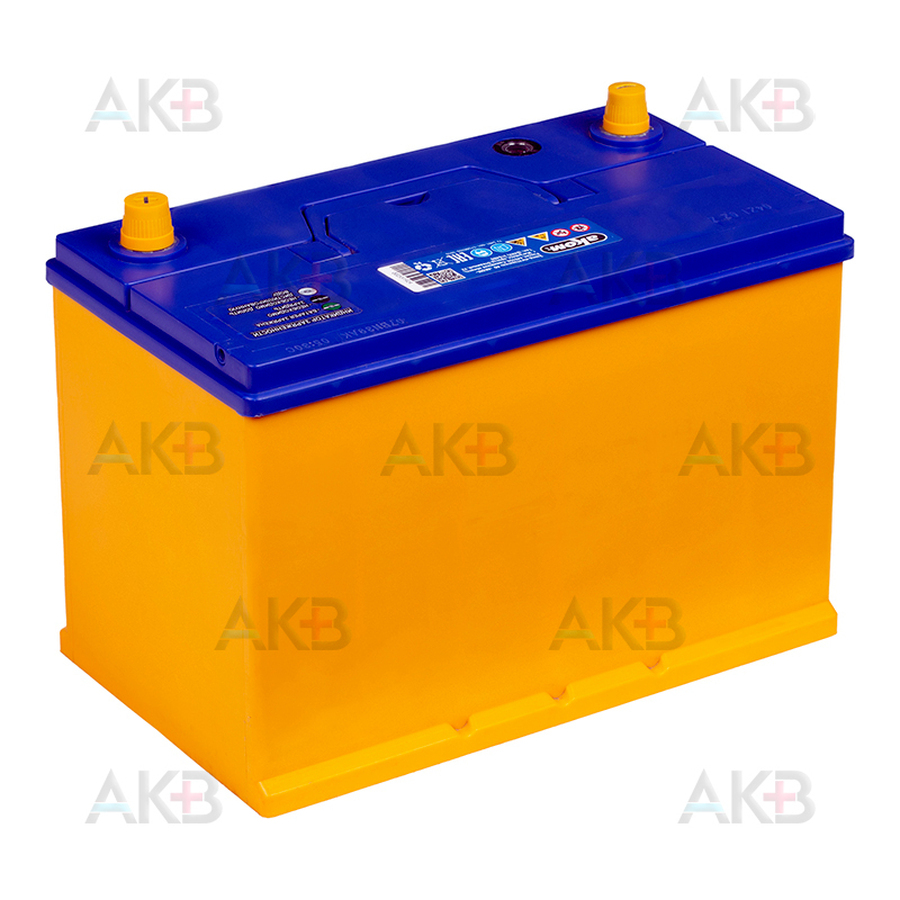 Автомобильный аккумулятор Аком Asia 90Е 12V 90Ач 800A обр. пол. (306x173x225) 105D31L