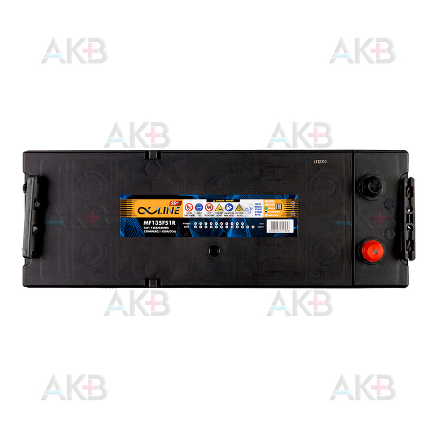 Автомобильный аккумулятор Alphaline SD 135F51R 135 Ач 920A (502x185x210) обр. пол.