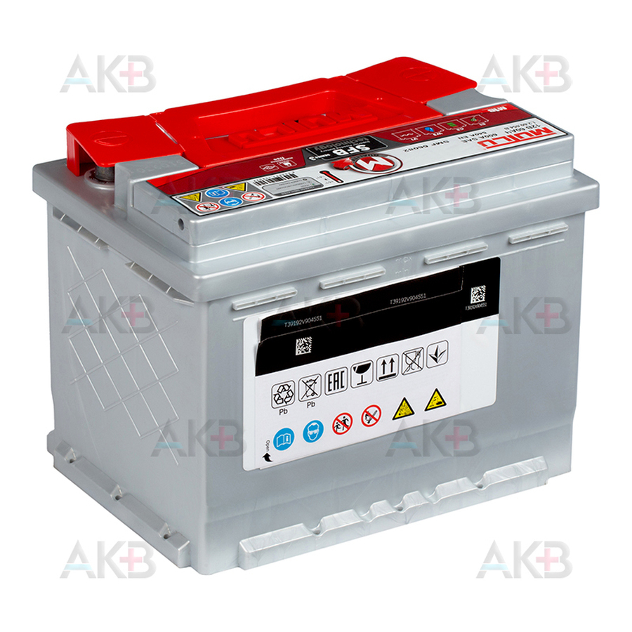 Автомобильный аккумулятор Mutlu SFB 3 56082 60 Ач 540A прям. пол. (242x175x190) L2.60.054.B