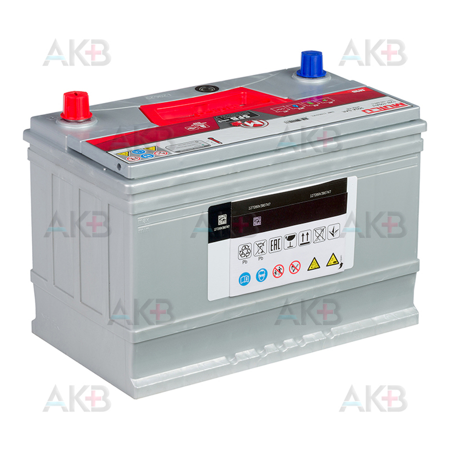 Автомобильный аккумулятор Mutlu SFB 3 115D31FL 100Ач 850A обр. пол. (306x175x224) D31.100.085.C