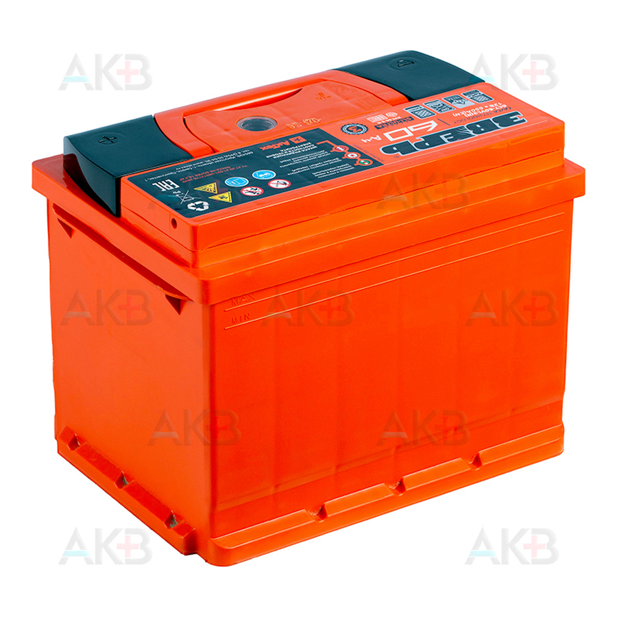 Автомобильный аккумулятор Зверь 60Ач 620A обр. пол. (242x175x190) ZVK 60-З-R