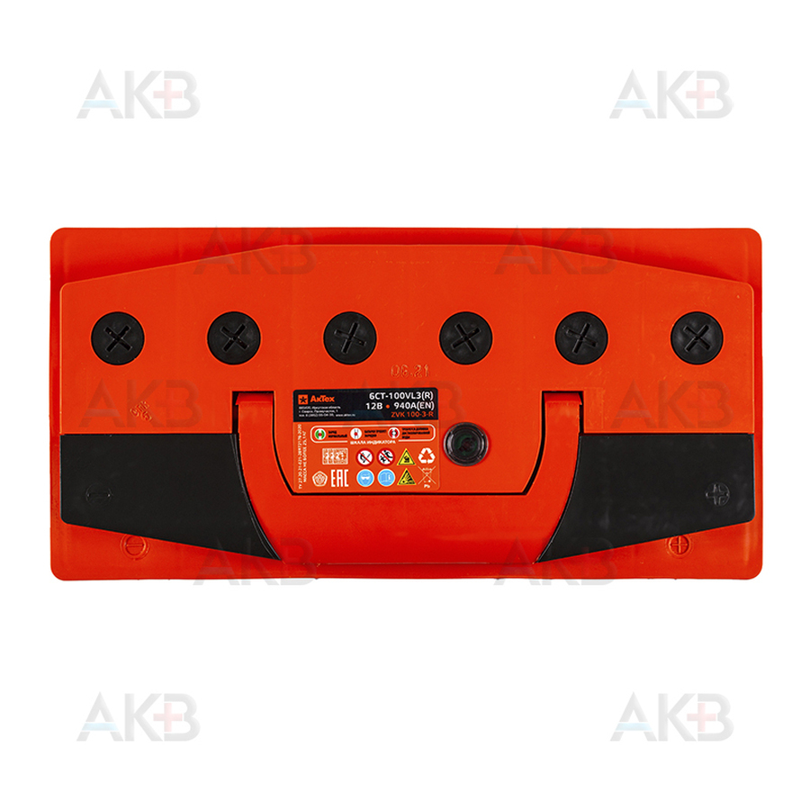 Автомобильный аккумулятор Зверь 100Ач 850A обр. пол. (353x175x190) ZVK 100-З-R