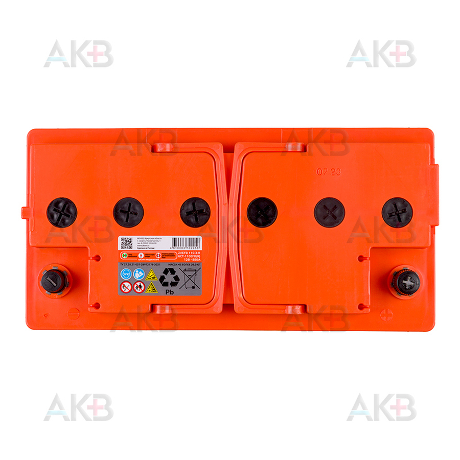 Автомобильный аккумулятор Зверь EFB 100Ач 860A обр. пол. (353x175x190) ZVEFB 100-З-R