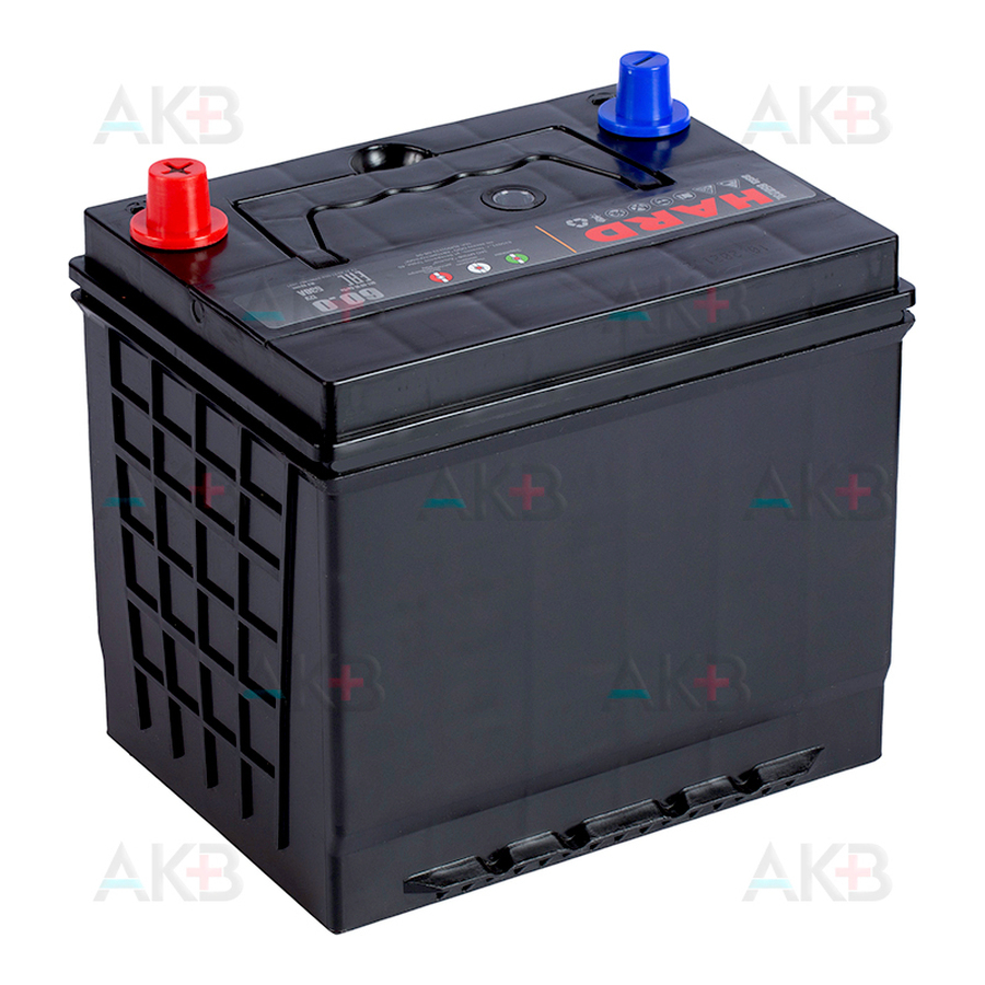 Автомобильный аккумулятор HARD Asia 65D23L 60 Ач 530A о.п. (230x170x225) ca/ca Silver
