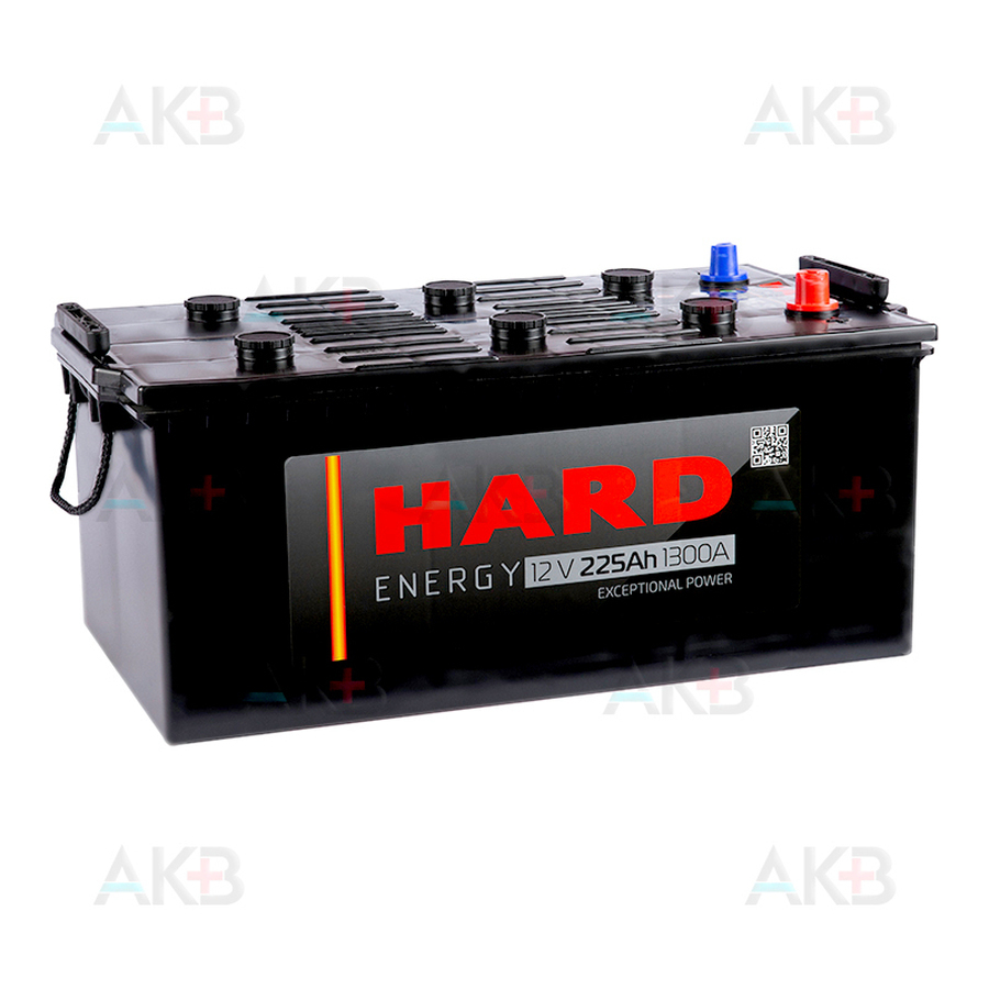 Автомобильный аккумулятор HARD 225 Ач 1300A о.п. (518х274х237) calcium plus