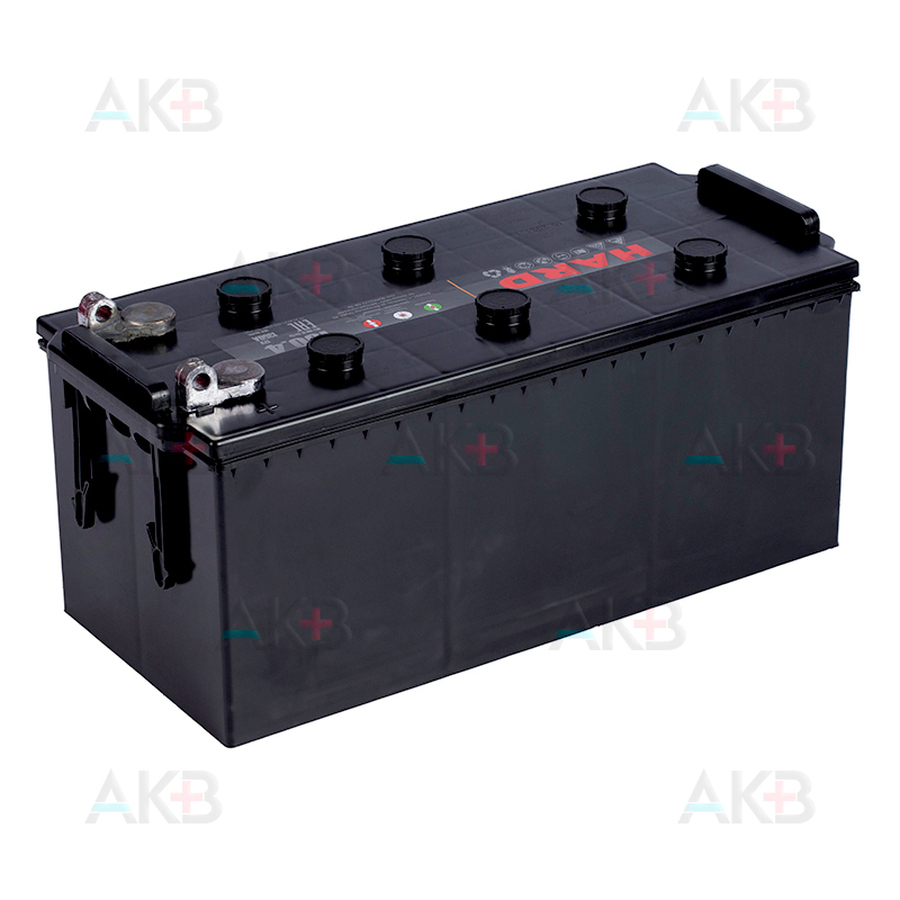 Автомобильный аккумулятор HARD 190 Ач 1350A п.п. болт (518х228х238) calcium plus