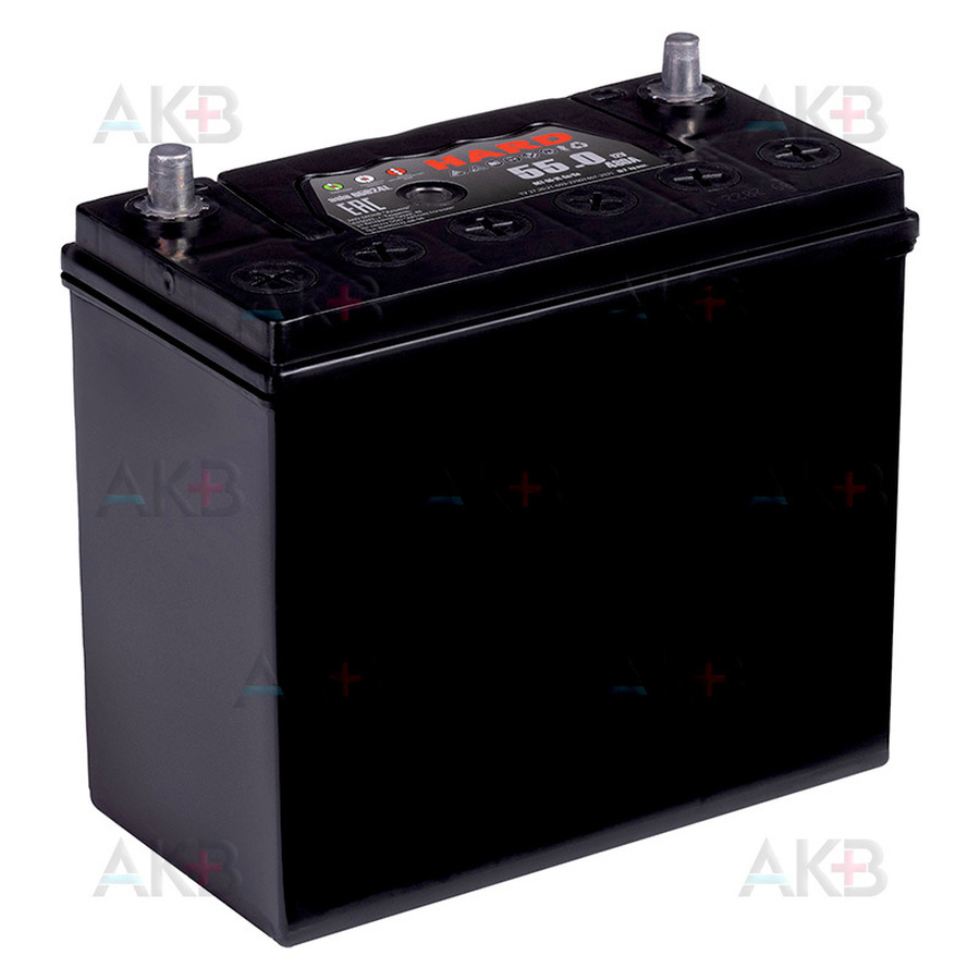 Автомобильный аккумулятор HARD ASIA 65B24L 55 Ач 480A о.п. (238x129x227) ca/ca Silver