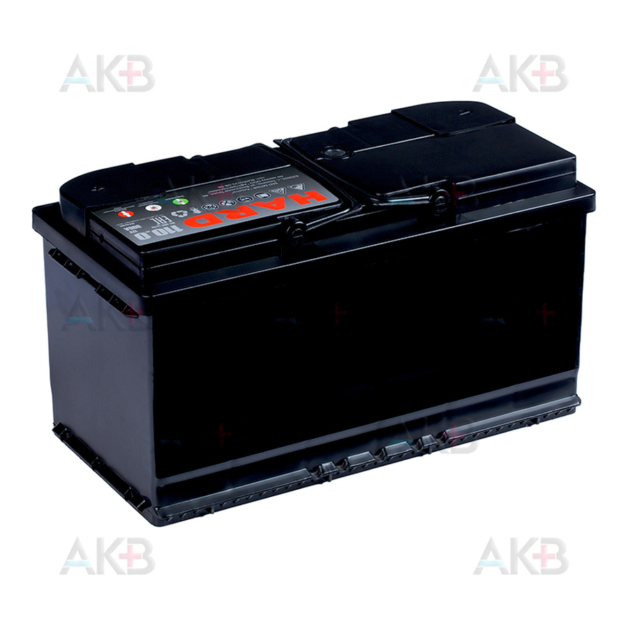 Автомобильный аккумулятор HARD 110 Ач 900A о.п. (353x175x190) ca/ca silver