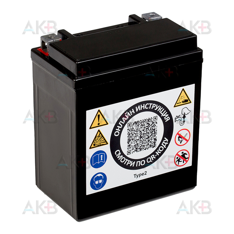 Мото аккумулятор RDrive YTX7L-GEL 12V 6.3Ah 85А обр. пол. (114x71x131) eXtremal GOLD