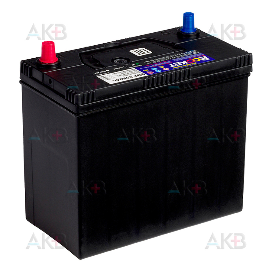 Автомобильный аккумулятор Rocket 65B24L 50Ah 480A (238x129x225) обр. пол.