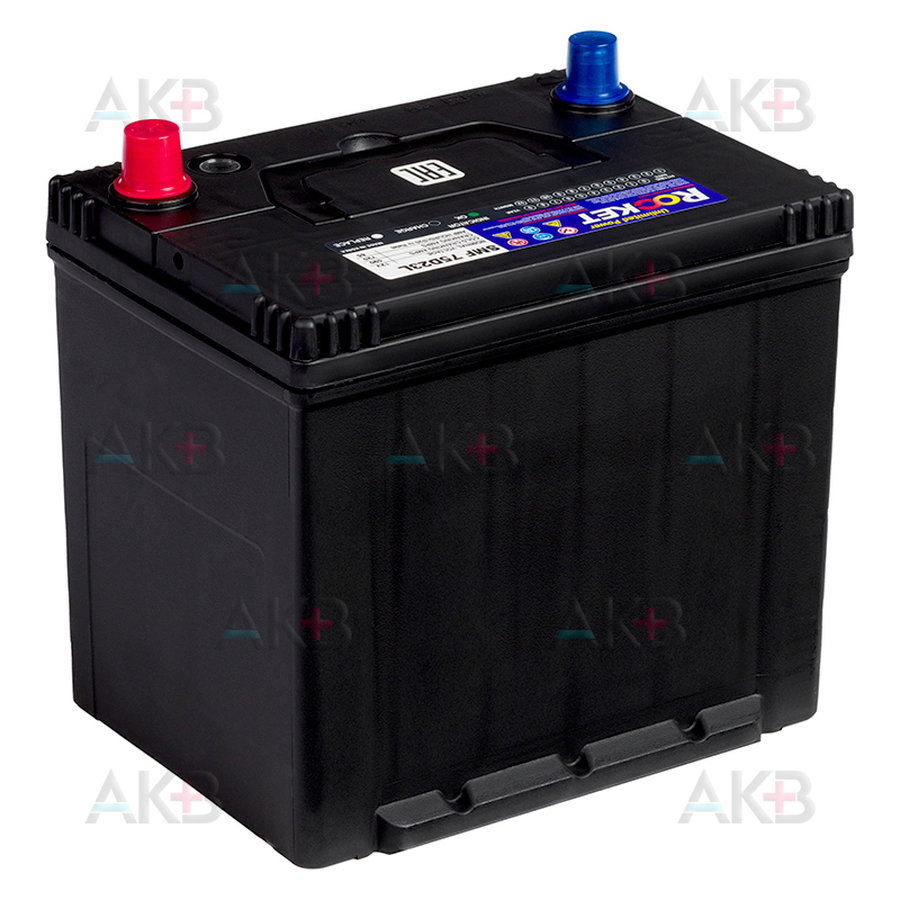 Автомобильный аккумулятор Rocket 75D23L 65Ah 590A (232x175x225) обр. пол.