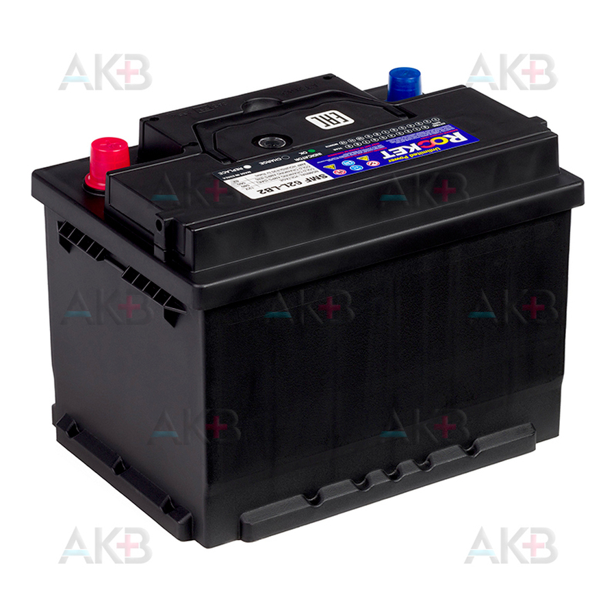 Автомобильный аккумулятор Rocket 62Ah 580A обр. пол. (242x175x175) SMF 62L-LB2 низкий