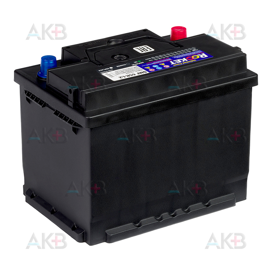 Автомобильный аккумулятор Rocket 65Ah 680A прям. пол. (242x175x190) SMF 65R-L2