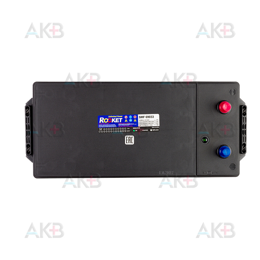 Автомобильный аккумулятор Rocket SMF 69033 190Ah 1150A (513x222x220) прям. пол.
