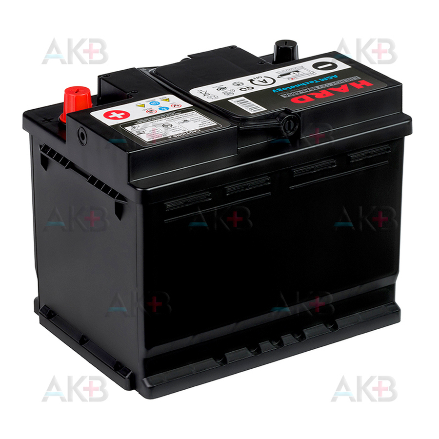 Автомобильный аккумулятор HARD AGM 60Ah 680A (242x175x190)